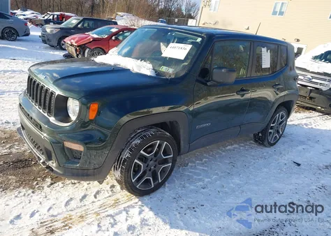 2021 Jeep Renegade Jeepster 4X4 из США, поврежденный, VIN ZACNJDAB2MPM40079